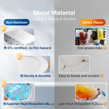 6 Pack 6 Inch 5CCT Ultra-Thin LED Recessed Ceiling Light with Junction Box, Dimmable Canless Wafer Downlight, 12W, 1050LM Brightness, ETL&FCC