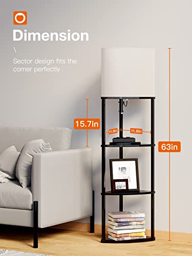 addlon Sector Shelf Floor Lamp