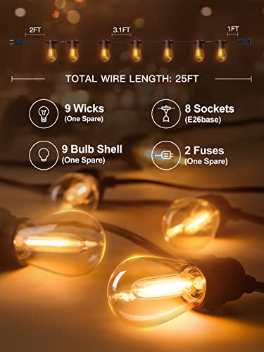 addlon LED Outdoor String Lights