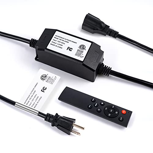 addlon Dimmer for Outdoor Extension Cord