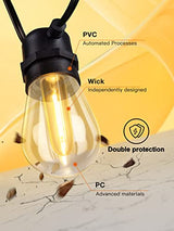 addlon LED Outdoor String Lights Patio Lights