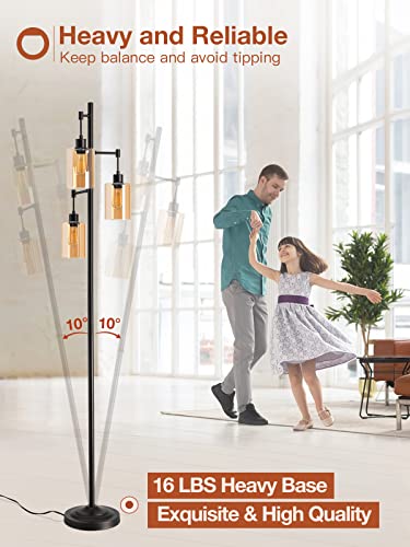 addlon LED Industrial Floor Lamps for Living Room