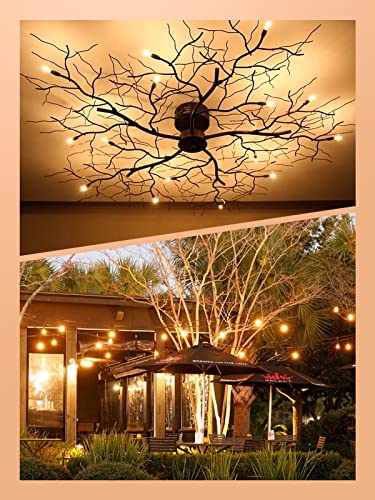 LED Replacement Bulbs 1W T13, 4 Pack Waterproof E12 Screw Base for Outdoor LED String Lights Shatterproof, for Indoor and Outdoor Use